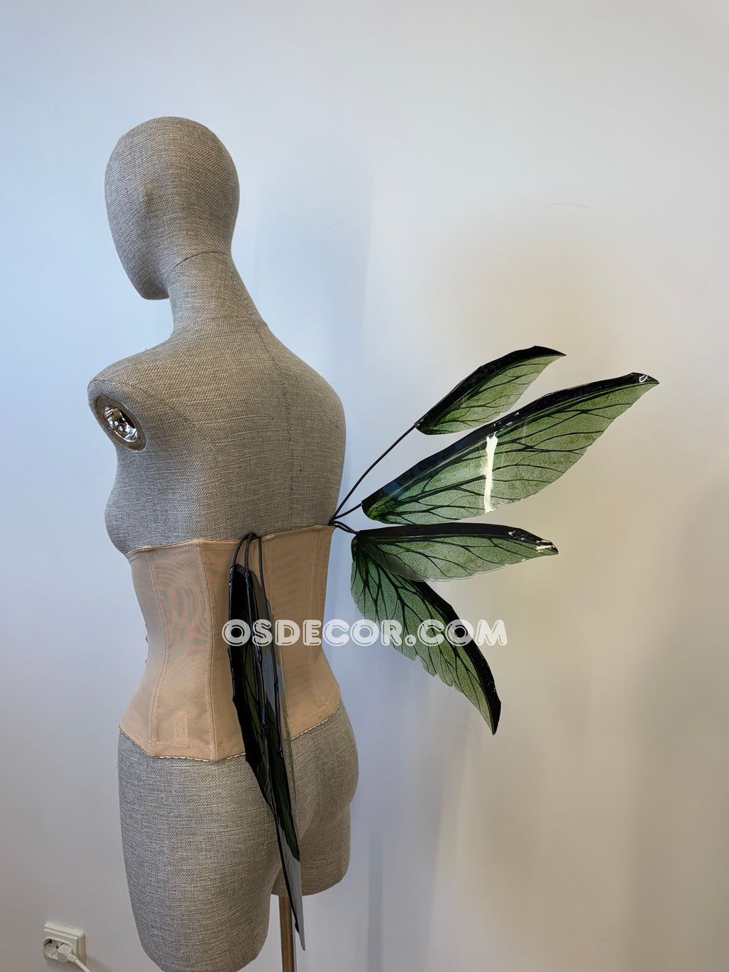 Green Leaves Fairy Wings