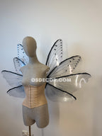 Transparent Grey Cicada Fairy Wings