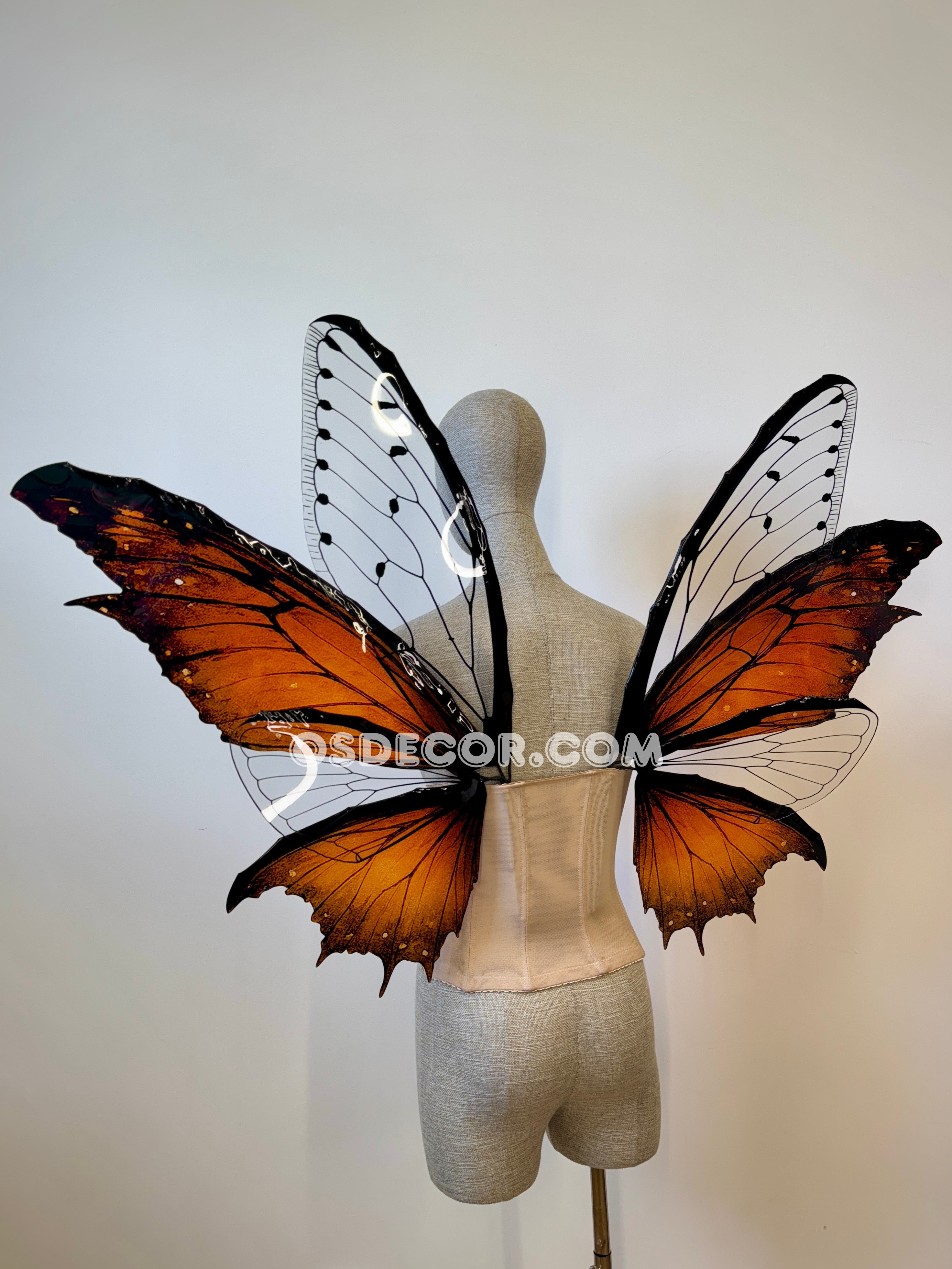 Red Butterfly Fairy Wings