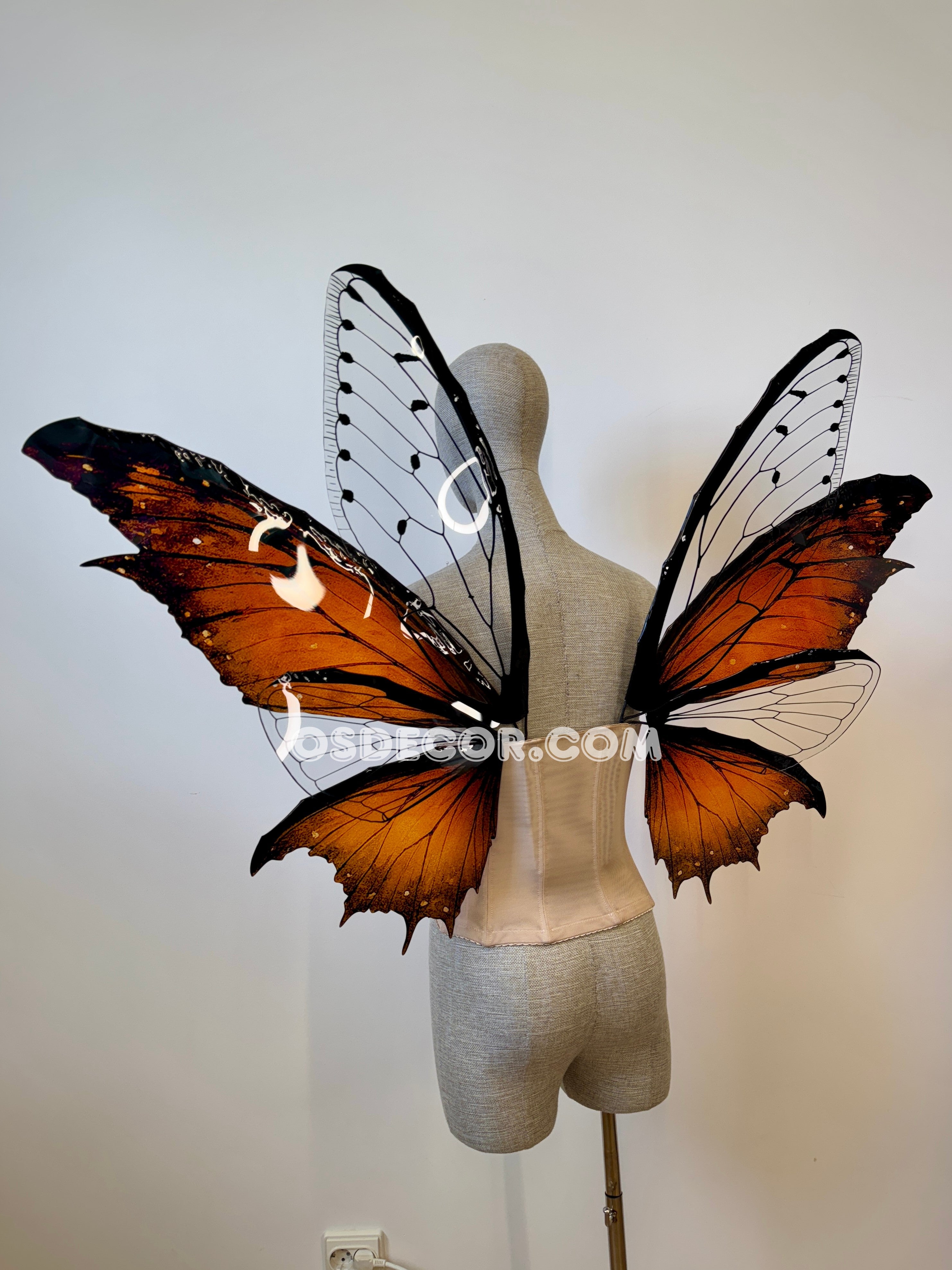 Red Butterfly Fairy Wings