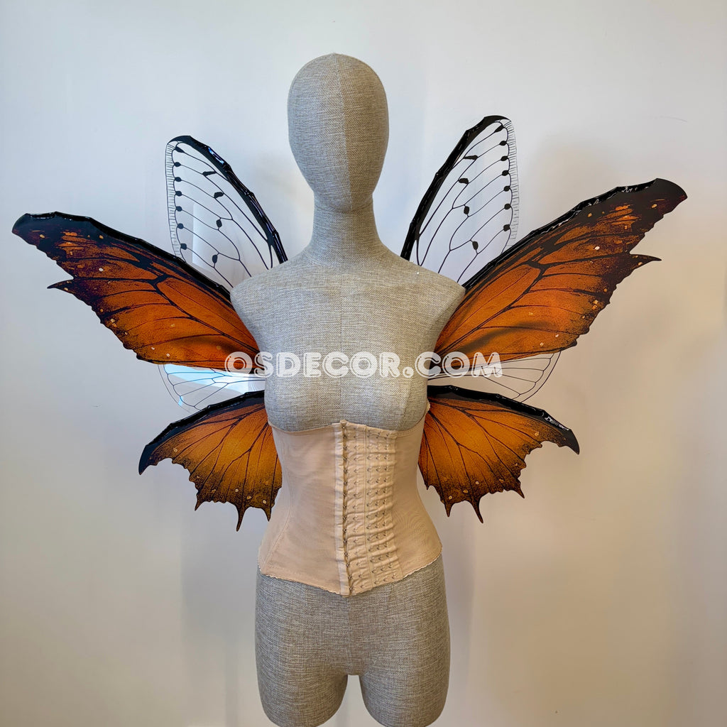 Red Butterfly Fairy Wings