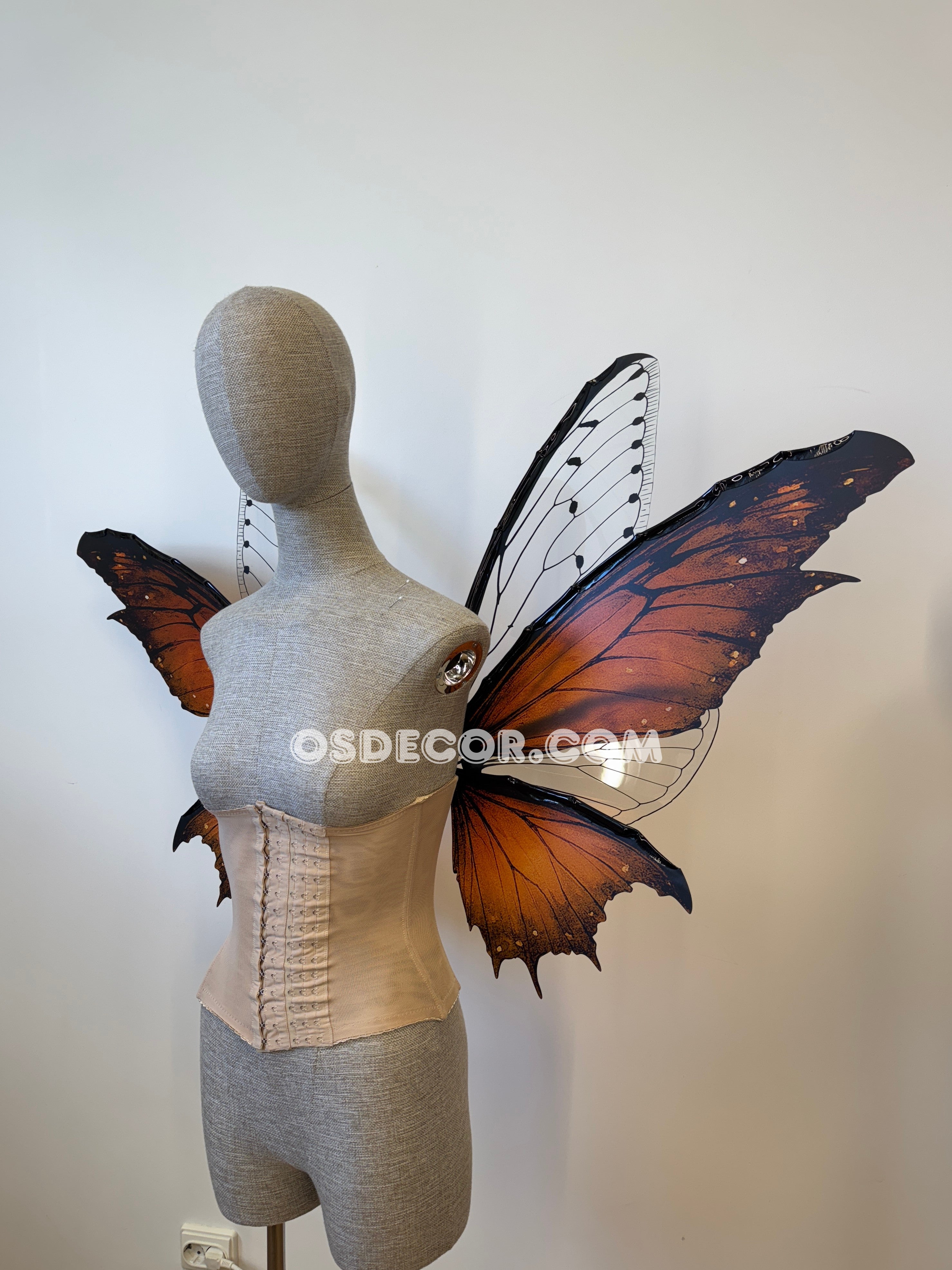 Red Butterfly Fairy Wings