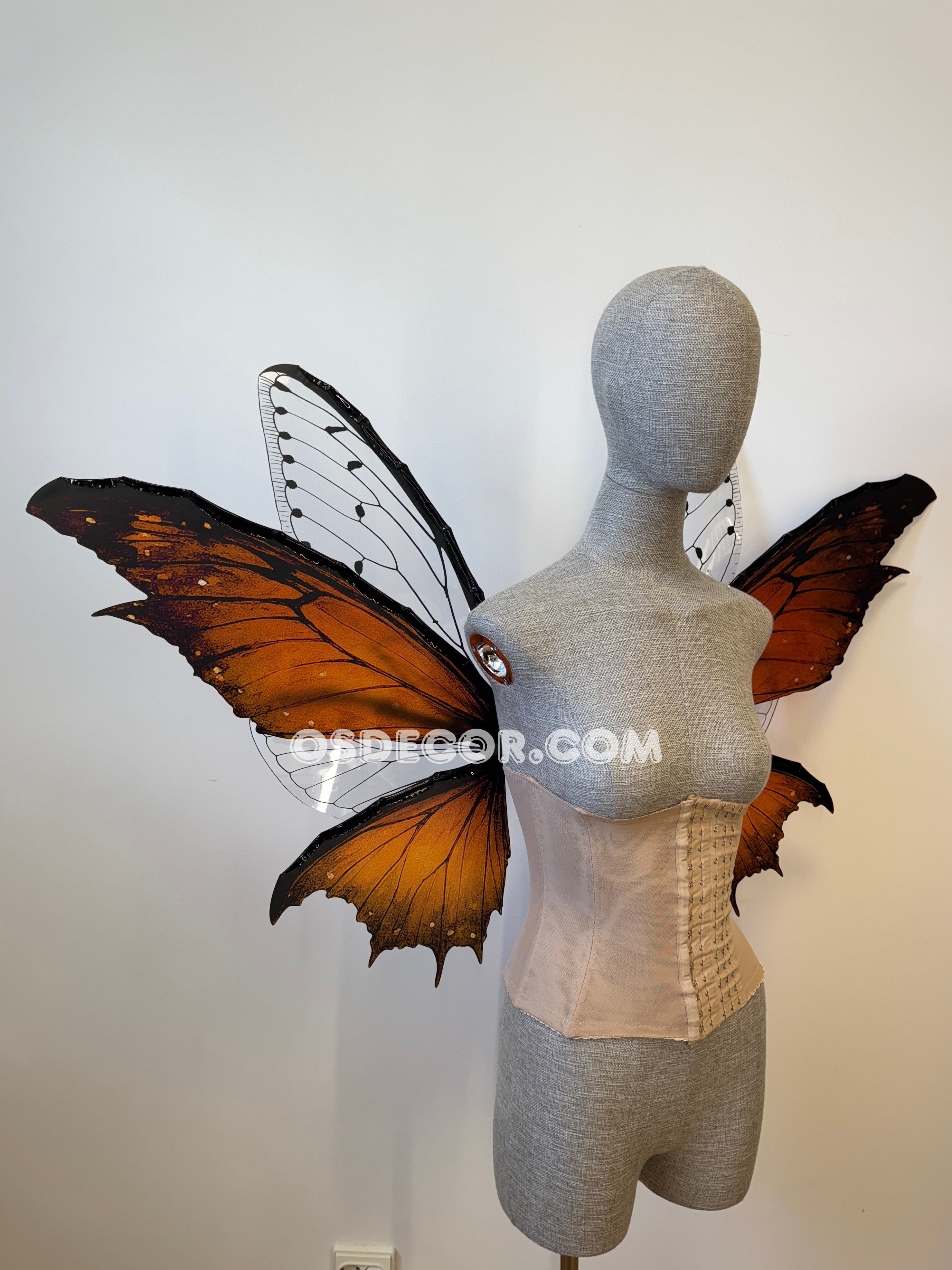 Red Butterfly Fairy Wings