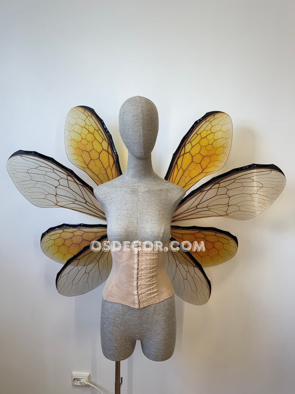 Yellow Bee Fairy Wings