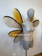 Yellow Bee Fairy Wings