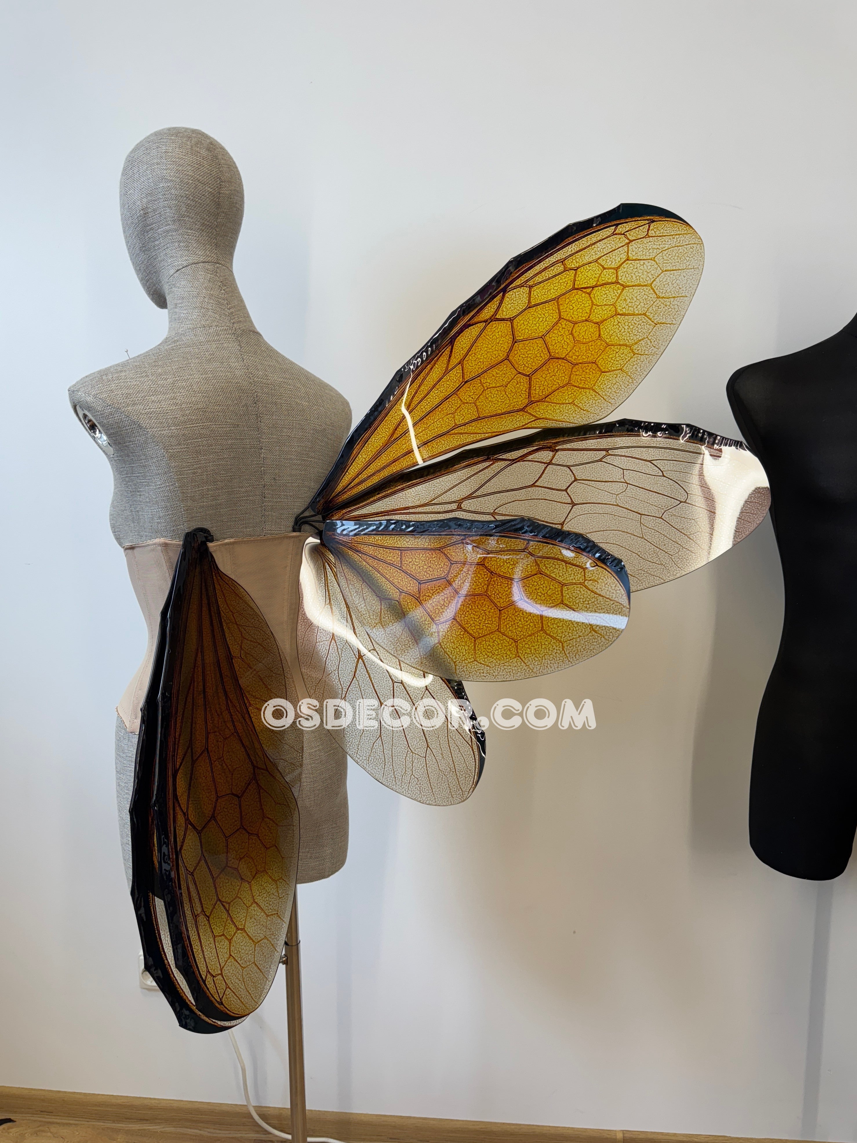 Yellow Bee Fairy Wings