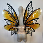 Yellow Honeycomb Bee Fairy Wings