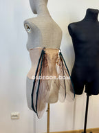 Grey Transparent Wings of a Fly