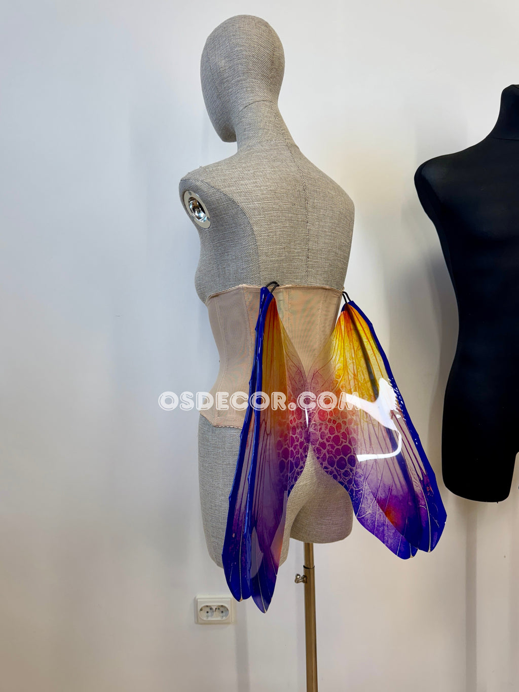 Purple Yellow Dragonfly Fairy Wings