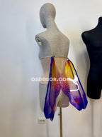 Purple Yellow Dragonfly Fairy Wings
