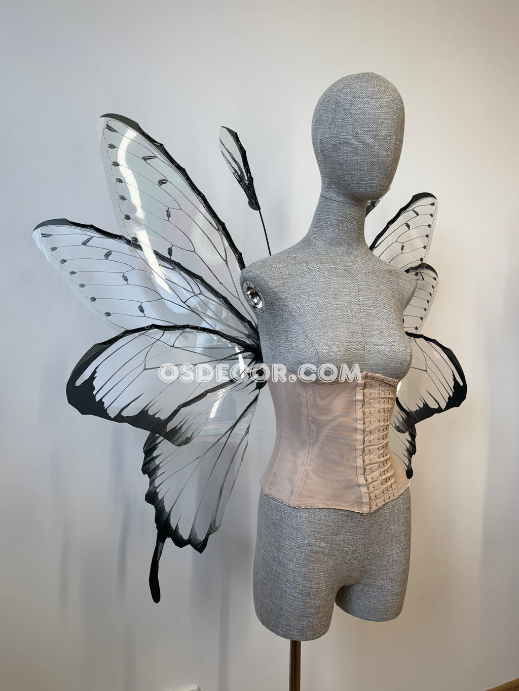 Transparent Black Fairy Wings