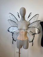 Transparent Black Fairy Wings