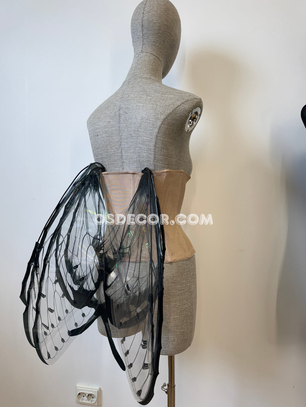 Transparent Black Fairy Wings