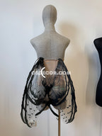 Transparent Black Fairy Wings