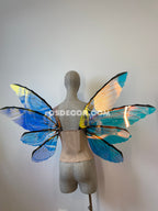 Blue Purple Dragonfly Fairy Wings