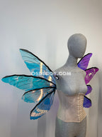 Blue Purple Dragonfly Fairy Wings