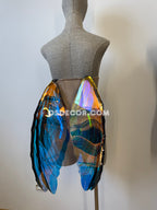 Blue Purple Dragonfly Fairy Wings