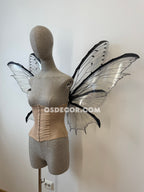 Transparent Black Fairy Wings