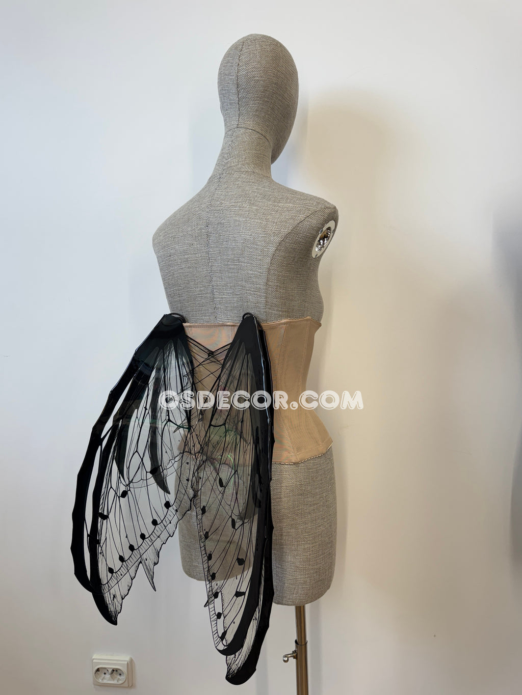 Transparent Black Fairy Wings