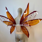 Orange Red Brown Leaves Fairy Wings