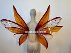 Orange Red Brown Leaves Fairy Wings
