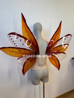 Orange Red Brown Leaves Fairy Wings