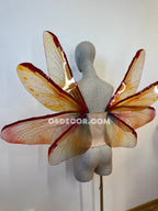 Orange Red Brown Fairy Wings