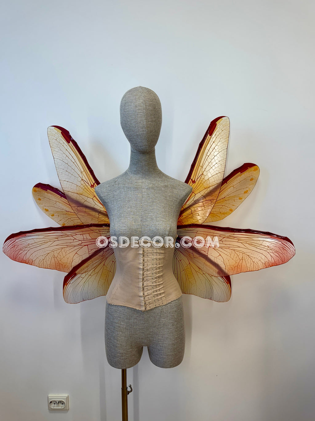 Orange Red Brown Fairy Wings