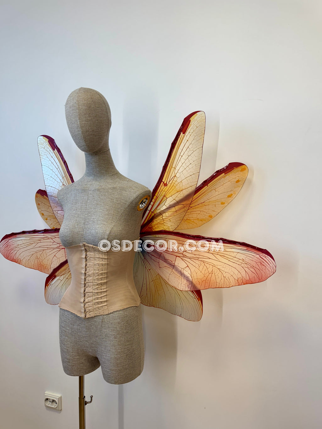 Orange Red Brown Fairy Wings