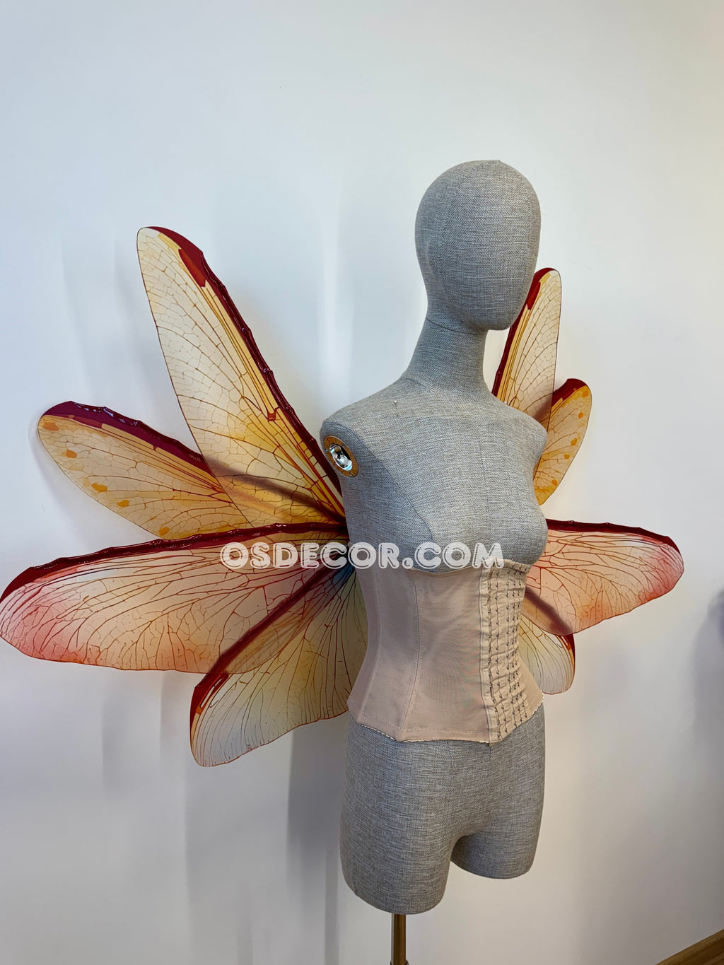 Orange Red Brown Fairy Wings