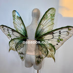 Green Leaves Fairy Wings
