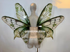 Green Leaves Fairy Wings
