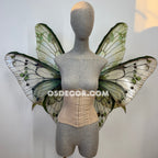 Green Leaves Fairy Wings