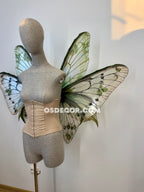 Green Leaves Fairy Wings