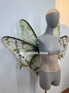 Green Leaves Fairy Wings