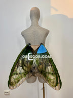 Green Leaves Fairy Wings