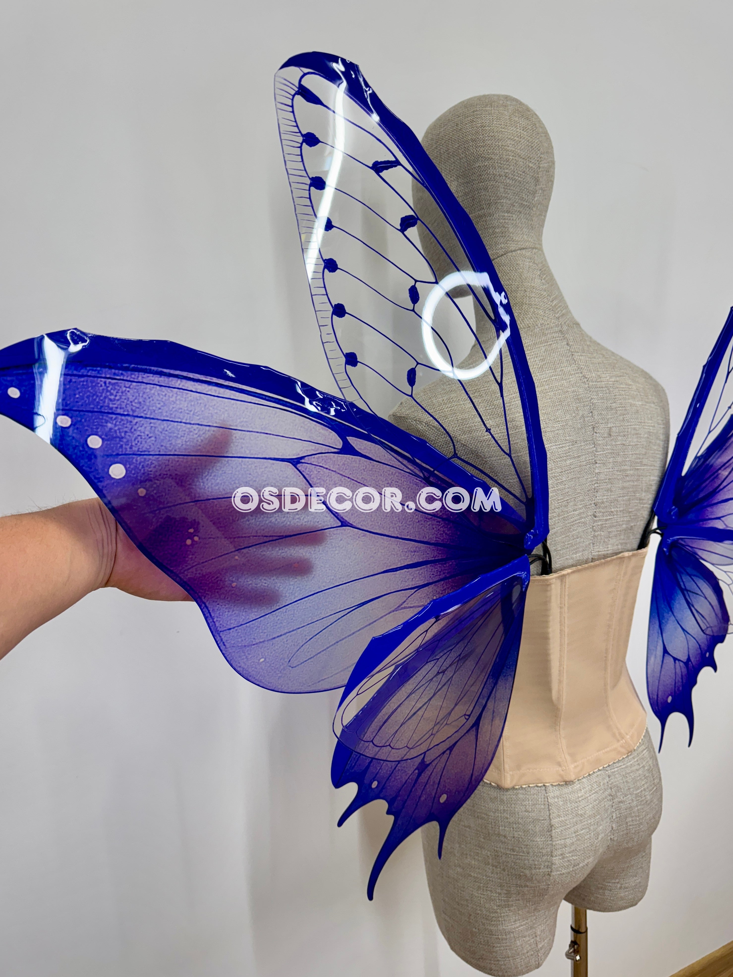 Purple Butterfly Fairy Wings