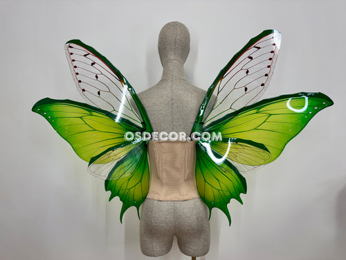 Green Butterfly Fairy Wings