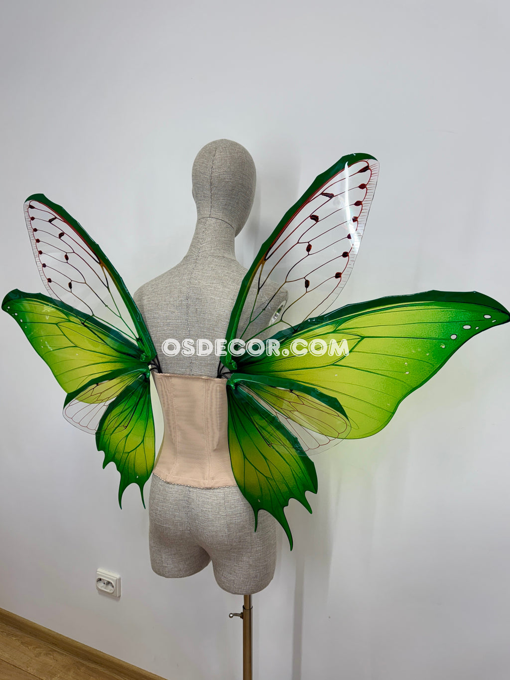 Green Butterfly Fairy Wings
