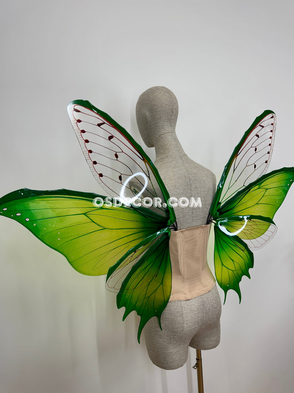 Green Butterfly Fairy Wings
