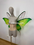 Green Butterfly Fairy Wings