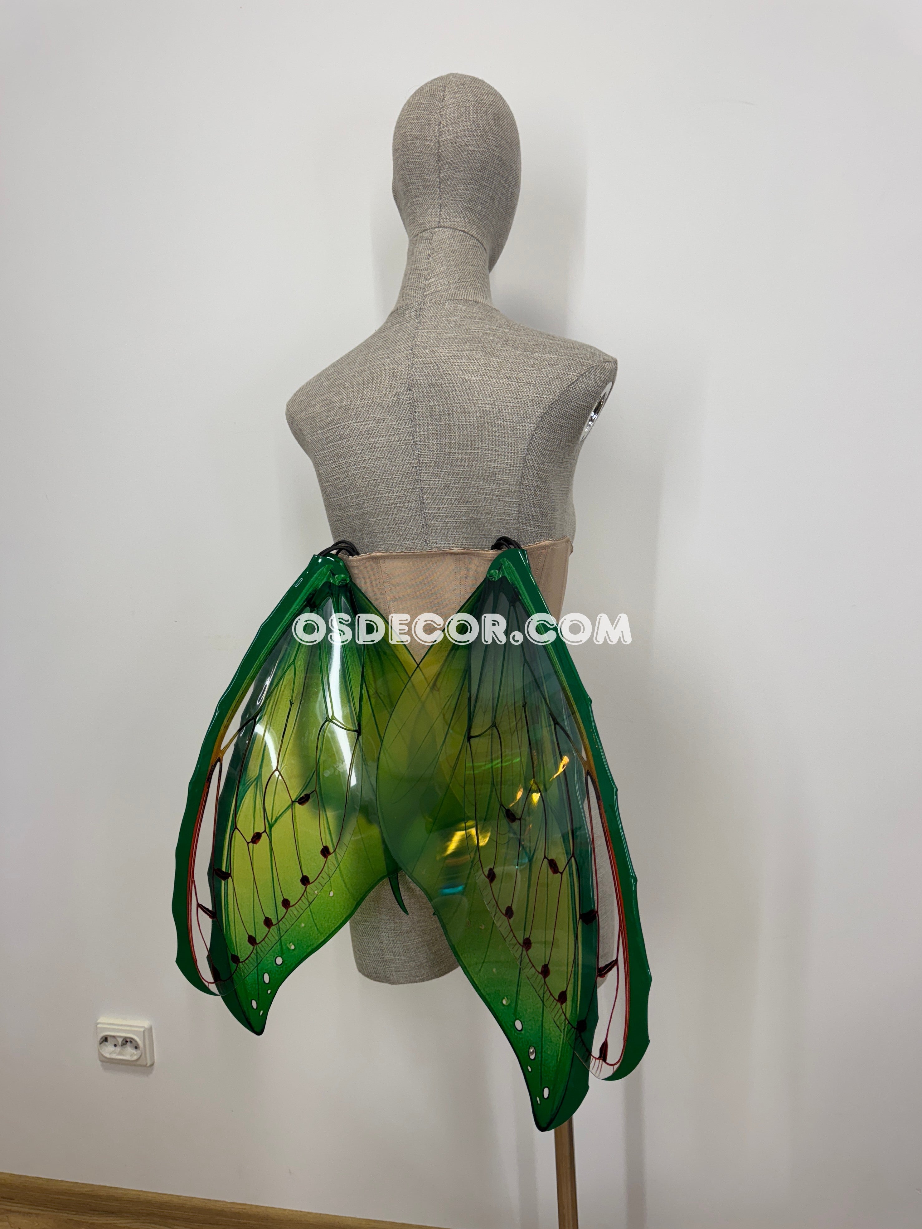 Green Butterfly Fairy Wings