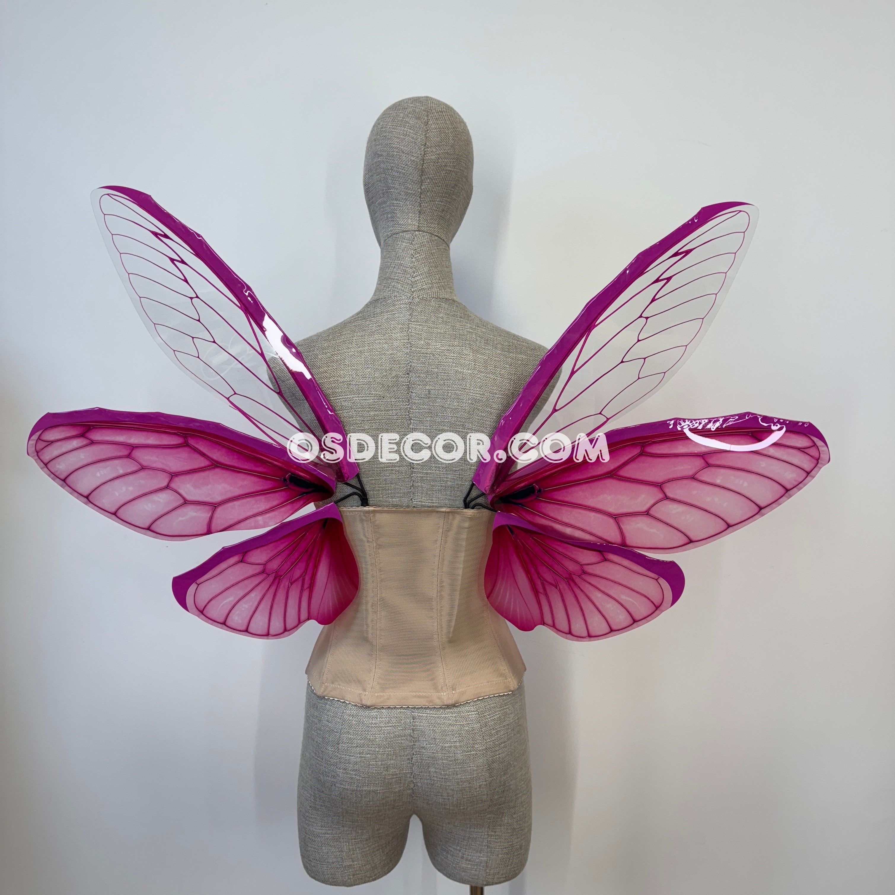 Pink Butterfly Fairy Elf Wings