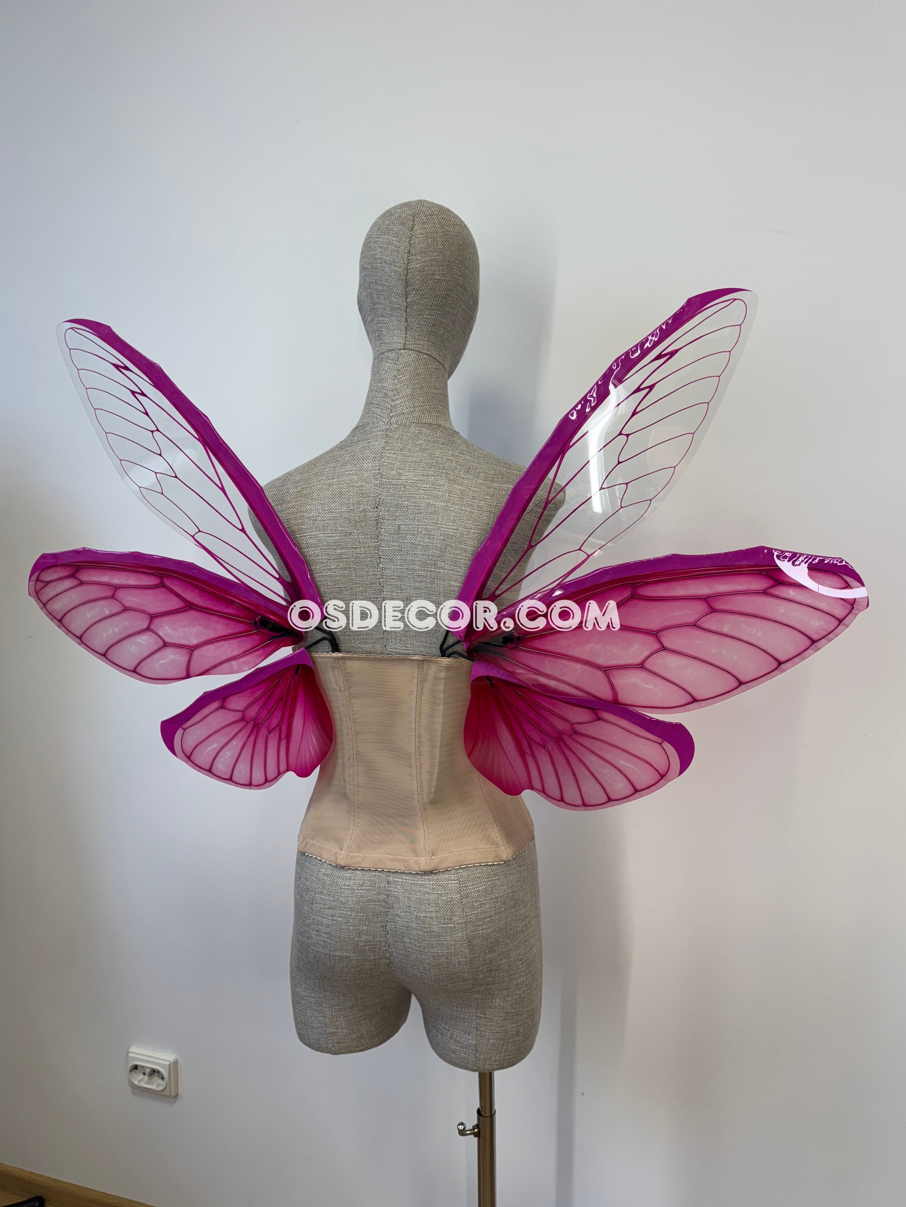 Pink Butterfly Fairy Elf Wings
