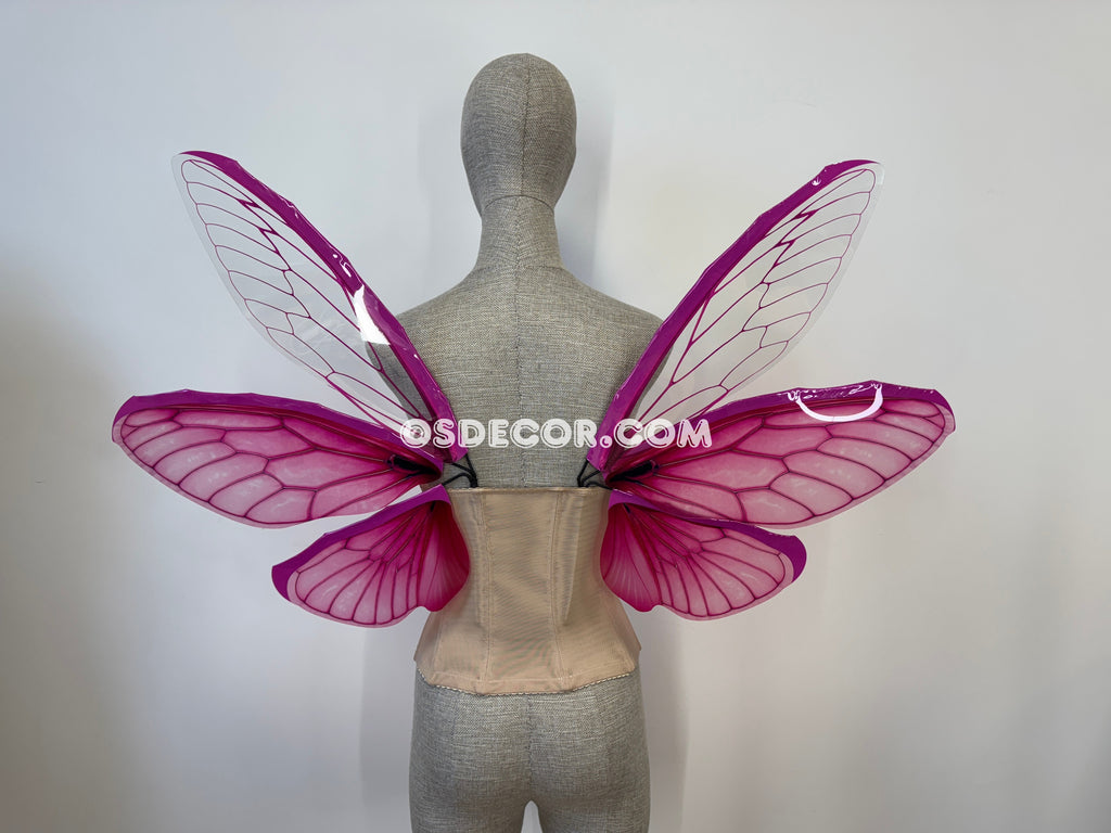 Pink Butterfly Fairy Elf Wings