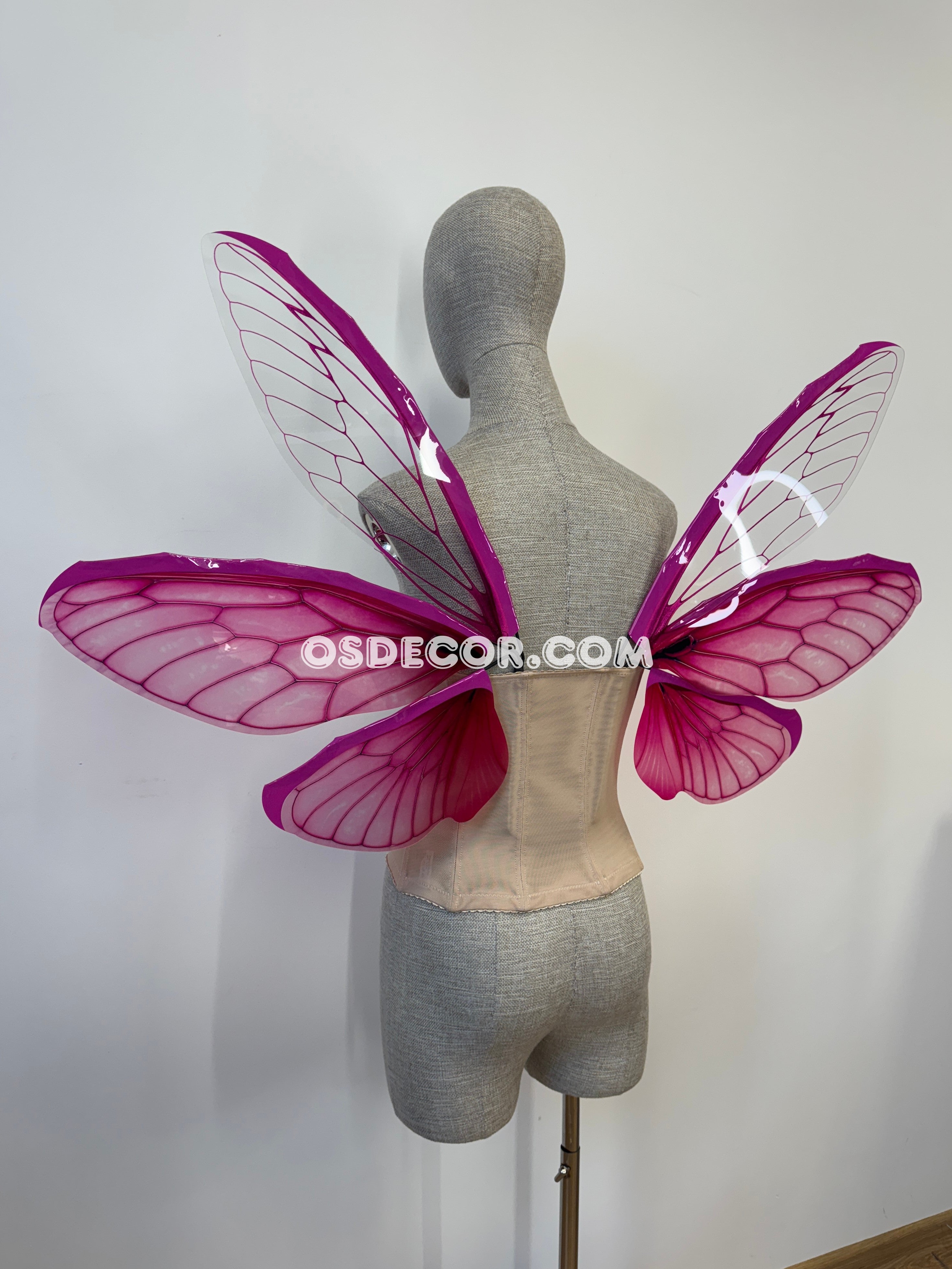 Pink Butterfly Fairy Elf Wings