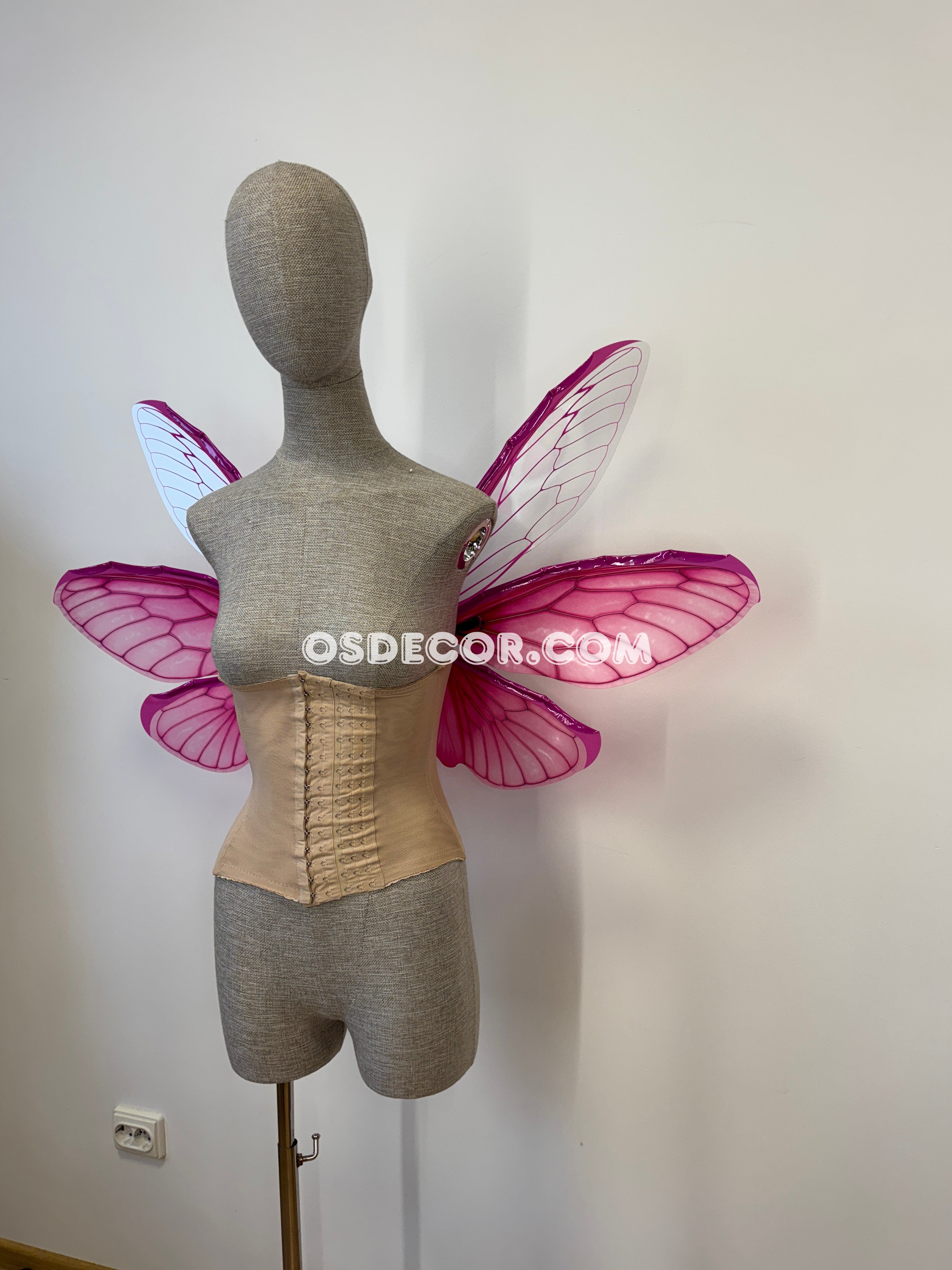 Pink Butterfly Fairy Elf Wings