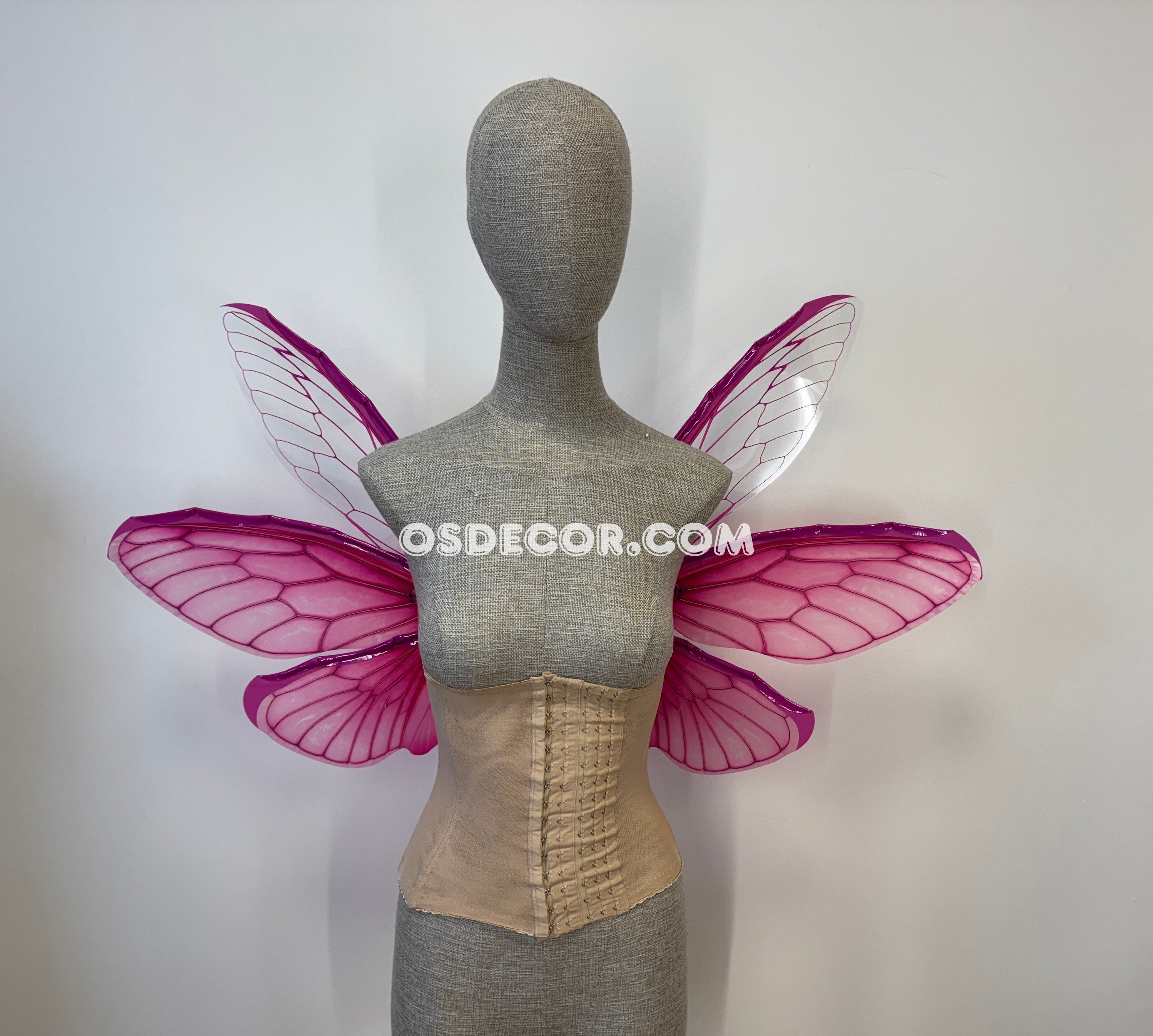 Pink Butterfly Fairy Elf Wings