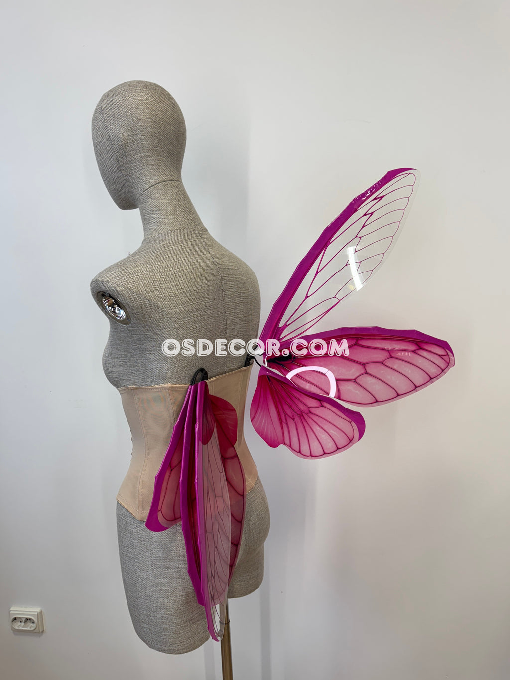 Pink Butterfly Fairy Elf Wings