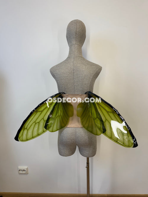 Green Butterfly Fairy Elf Wings